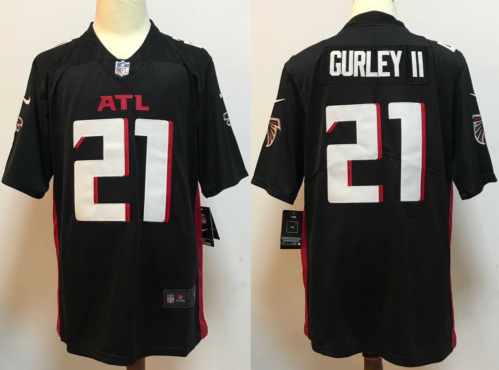 Men Atlanta Falcons 21 Gurley ii Black New Nike Limited Vapor Untouchable NFL Jerseys